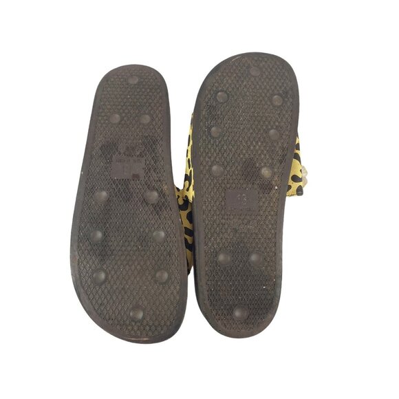Adidas Jeremy Scott Adilette Leopard Floral Print Slipper Slides Sandals Size 13 main image 4